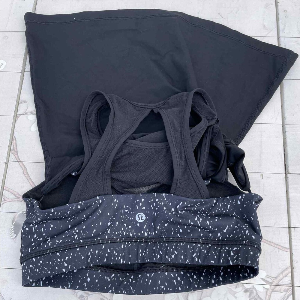Lululemon Athletica Black and White Tank Top - Picture 6 of 7